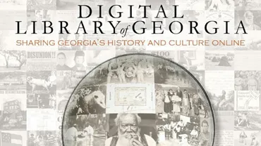 A graphic advertising the Digital Library of Congress